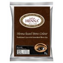 Indian Henna Brow Black uzacu krāsa melna, 10g